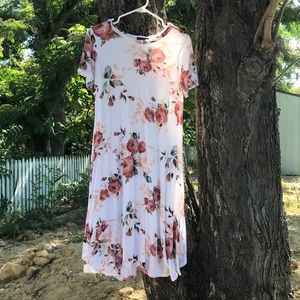 Midi floral dress from Poppy & Dot